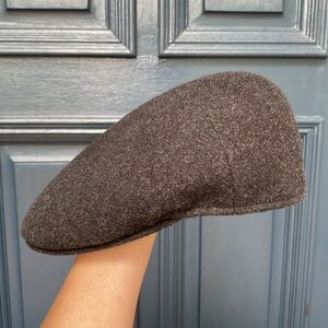 Jos. A. Bank Charcoal 100% Wool Ivy Flat Cap